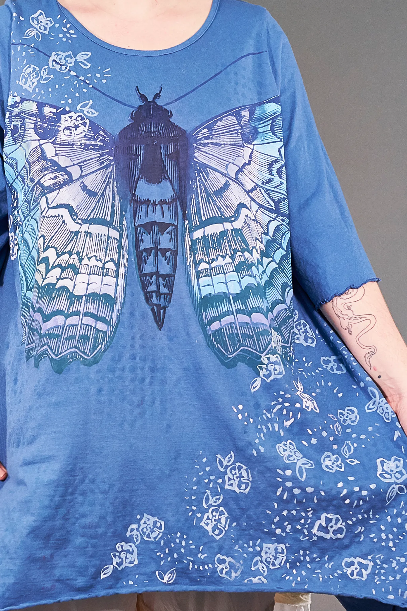 1565 Swing Tunic Delft-Vintage Moth