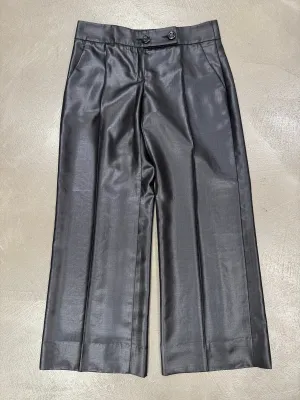 2000s Emporio Armani coated wide pants