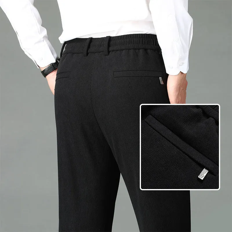 💥2025 Hot Sale🔥 Nice Gift! Men's Thickened Elastic Waist Corduroy Pants
