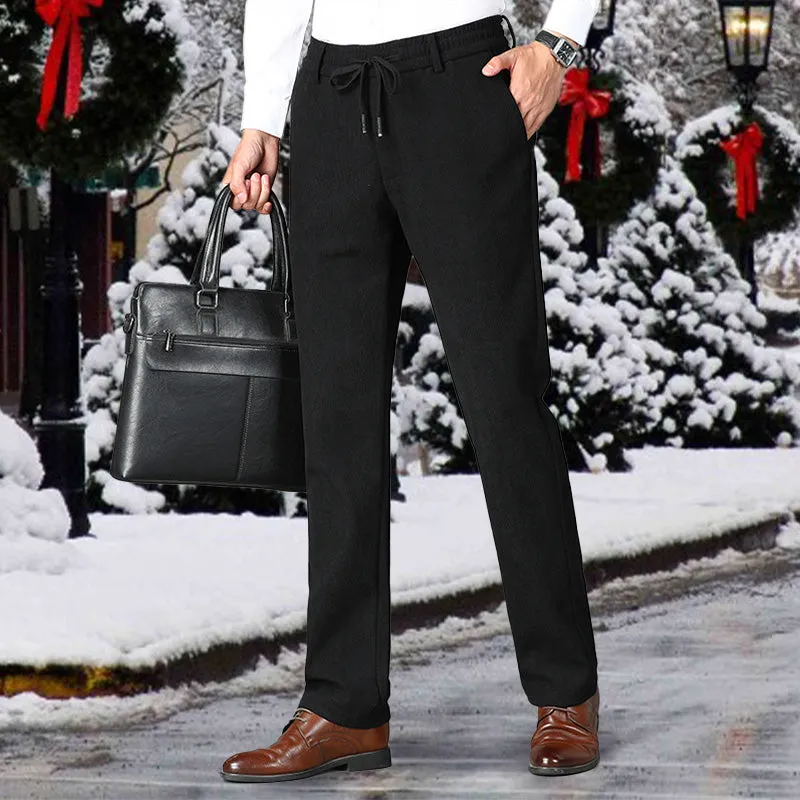💥2025 Hot Sale🔥 Nice Gift! Men's Thickened Elastic Waist Corduroy Pants