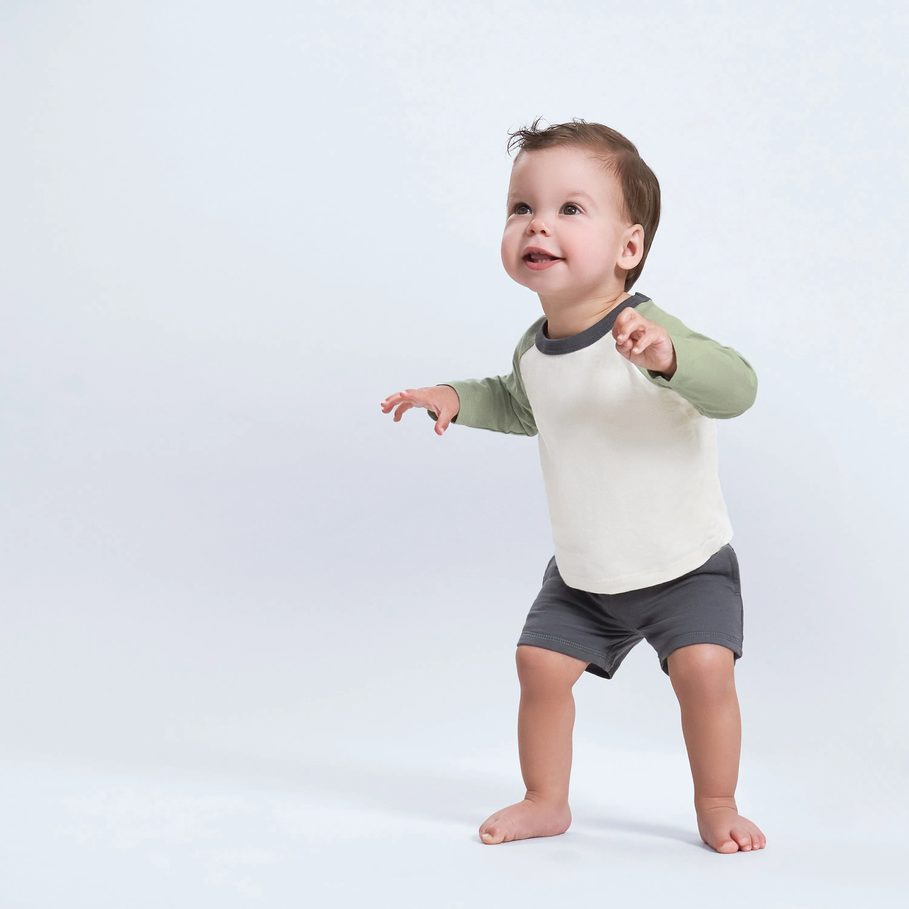 3-Pack Baby & Toddler Boys Color Me Camo Long Sleeve Baseball Tees