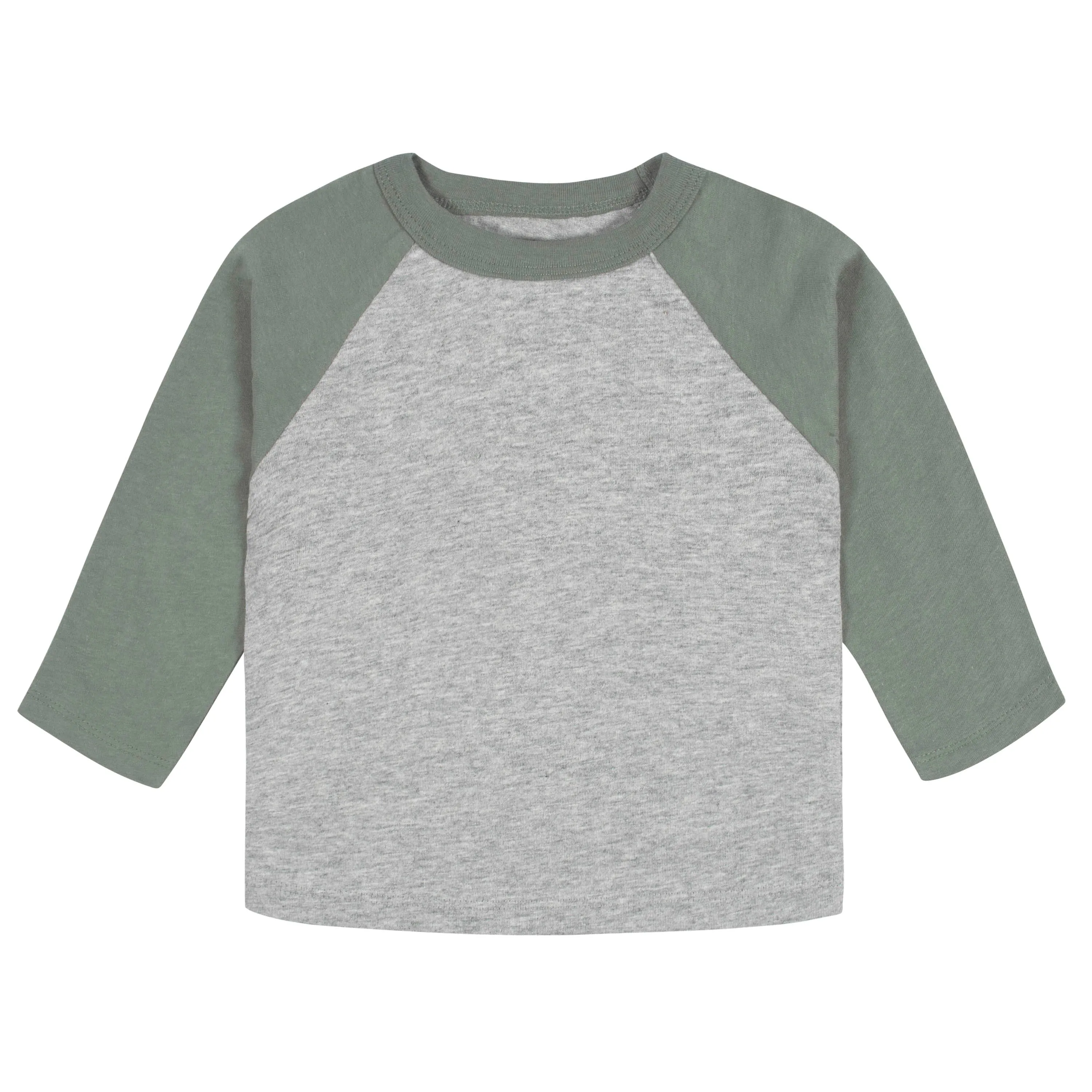 3-Pack Baby & Toddler Boys Color Me Camo Long Sleeve Baseball Tees