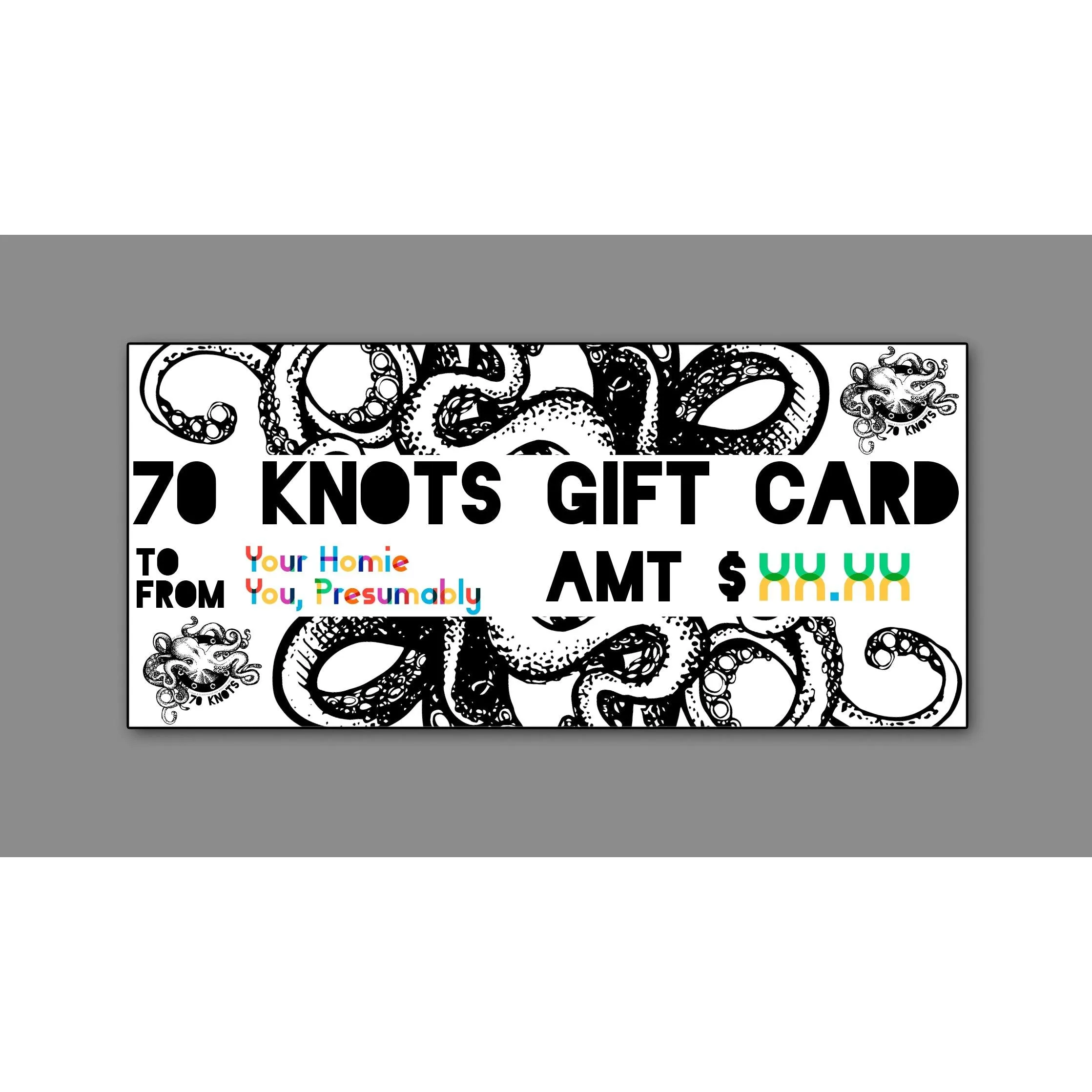 70 Knots Online Gift Cards