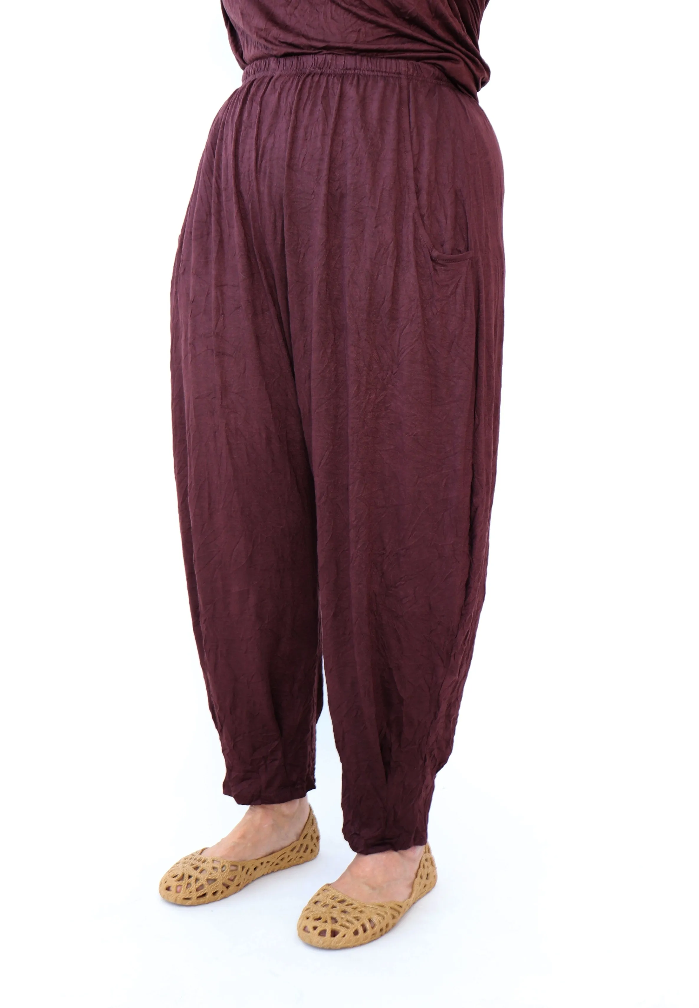 7718  Comfy Pants Chocolate & 7798 Top