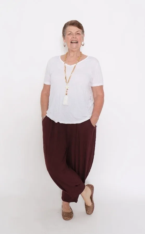 7718  Comfy Pants Chocolate & 7798 Top