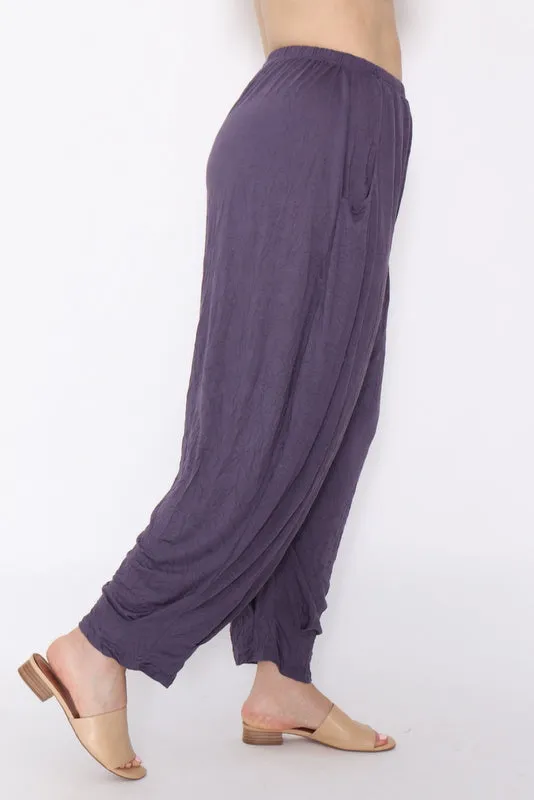 7718 Ink comfy cotton pants