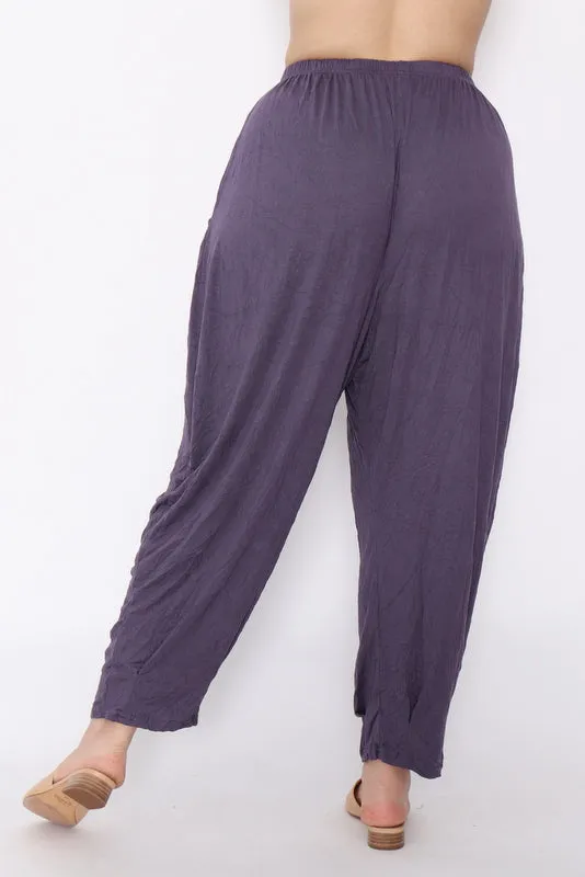7718 Ink comfy cotton pants