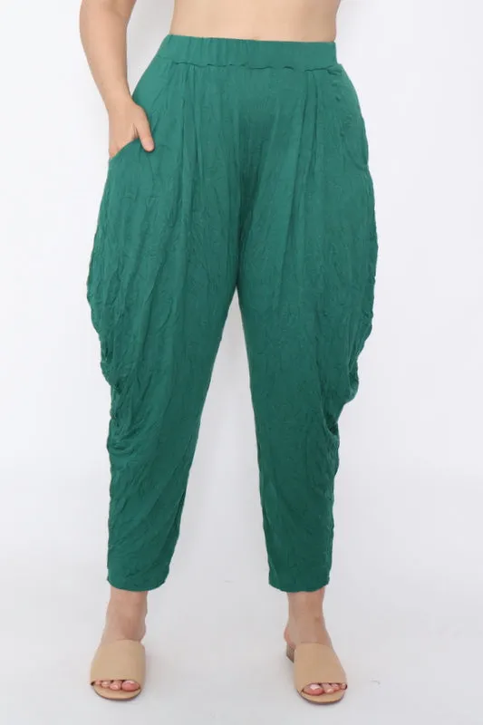 7774 Green Harem pants