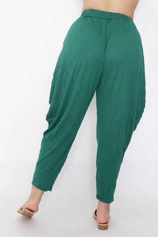 7774 Green Harem pants