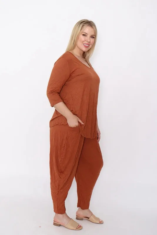7987 Rust top & 7774 pants