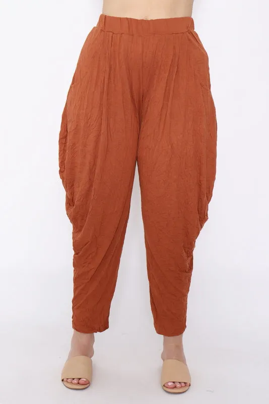 7987 Rust top & 7774 pants
