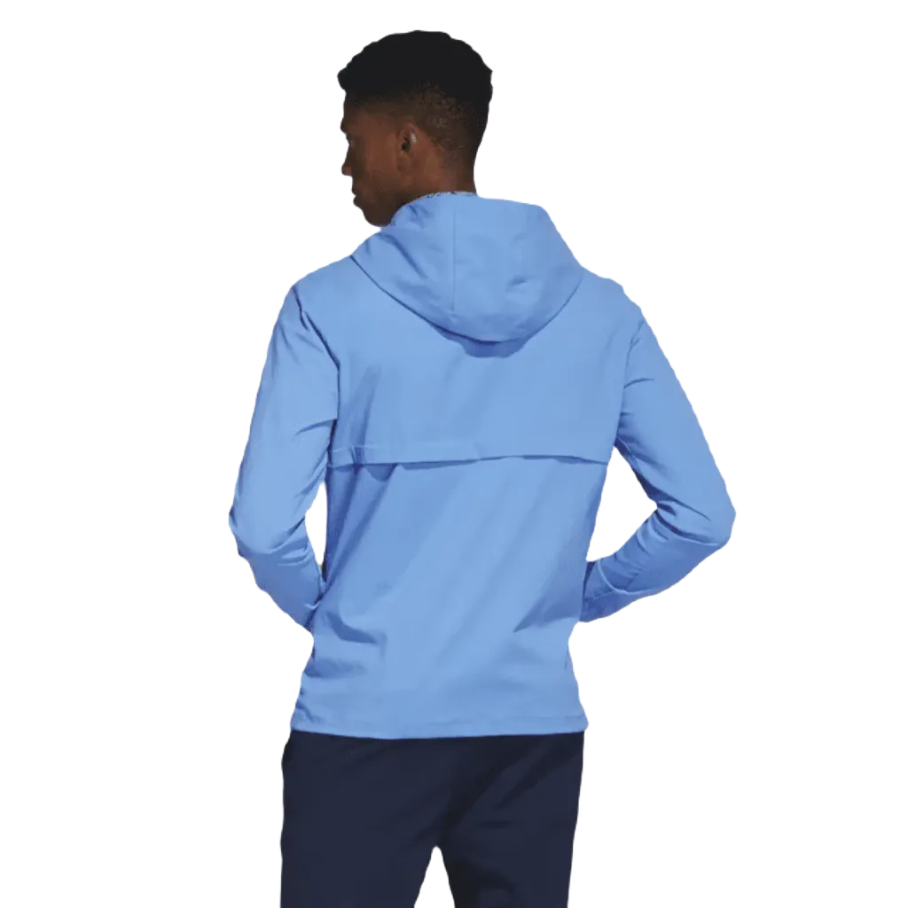 Adidas 2023 Ripstop 1/4 Zip Golf Hoodie - Blue