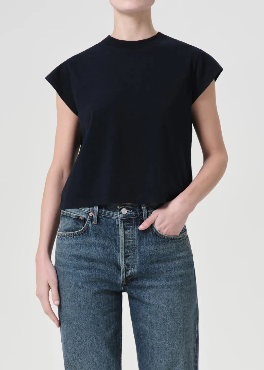 AGOLDE Bryce Cap Tee