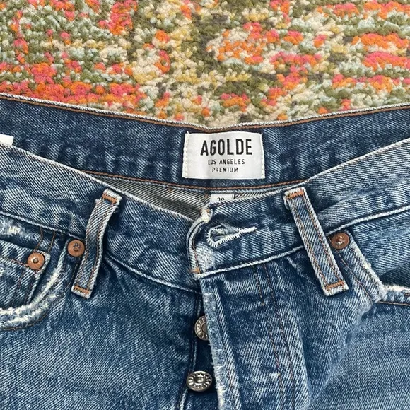 Agolde Parker Cut Off Shorts