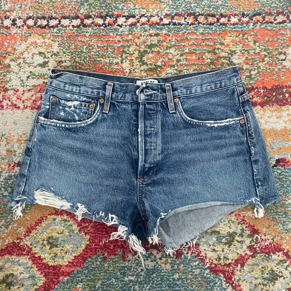 Agolde Parker Cut Off Shorts
