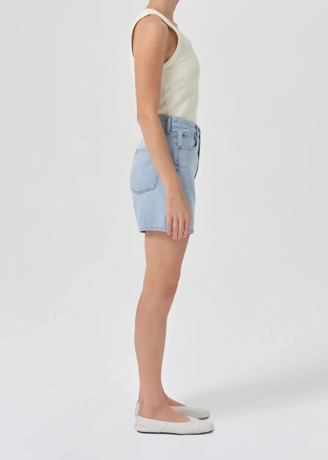 AGOLDE Stella High Rise Short