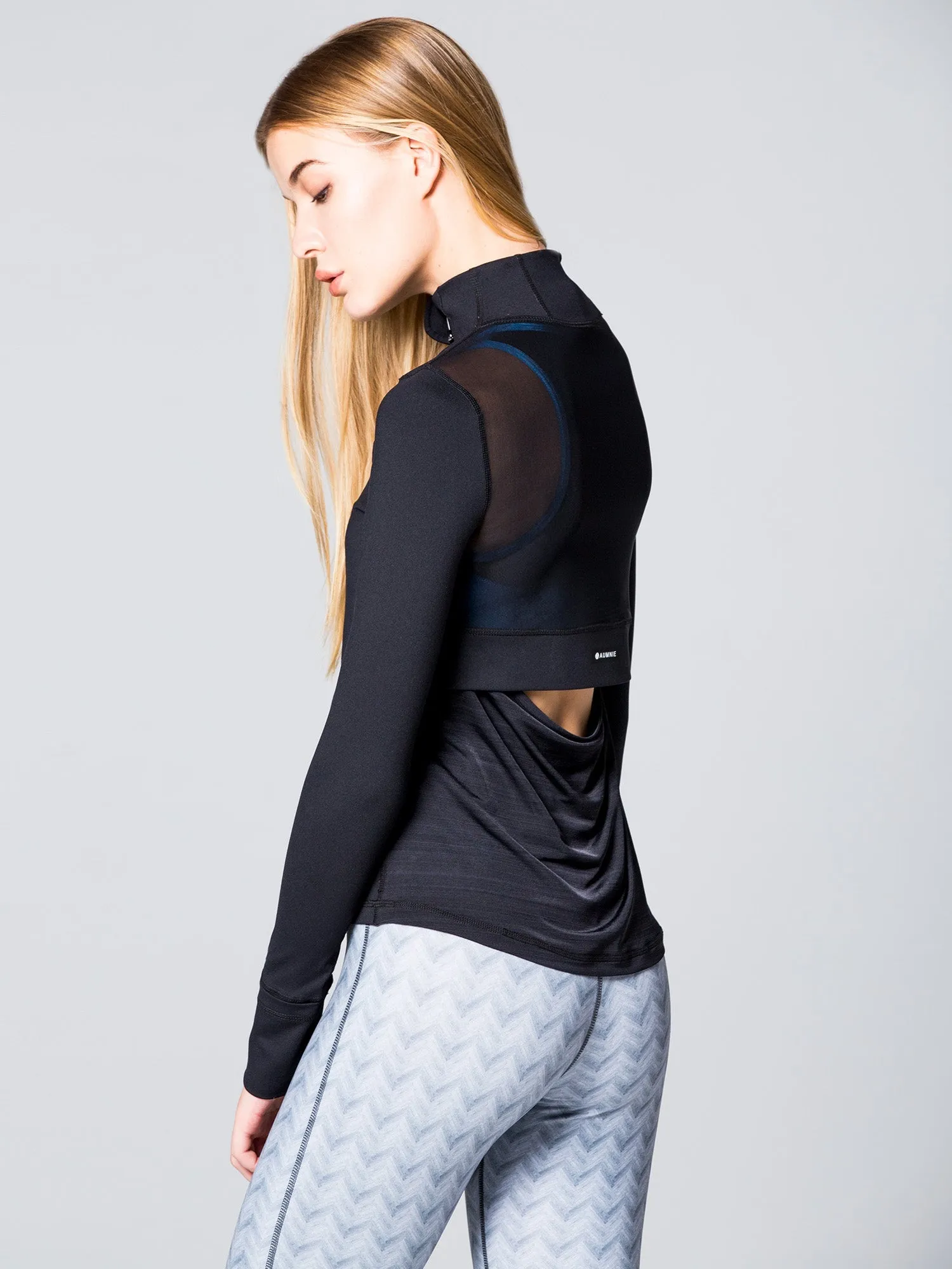 AIR JACKET, BLACK/BLACK MESH