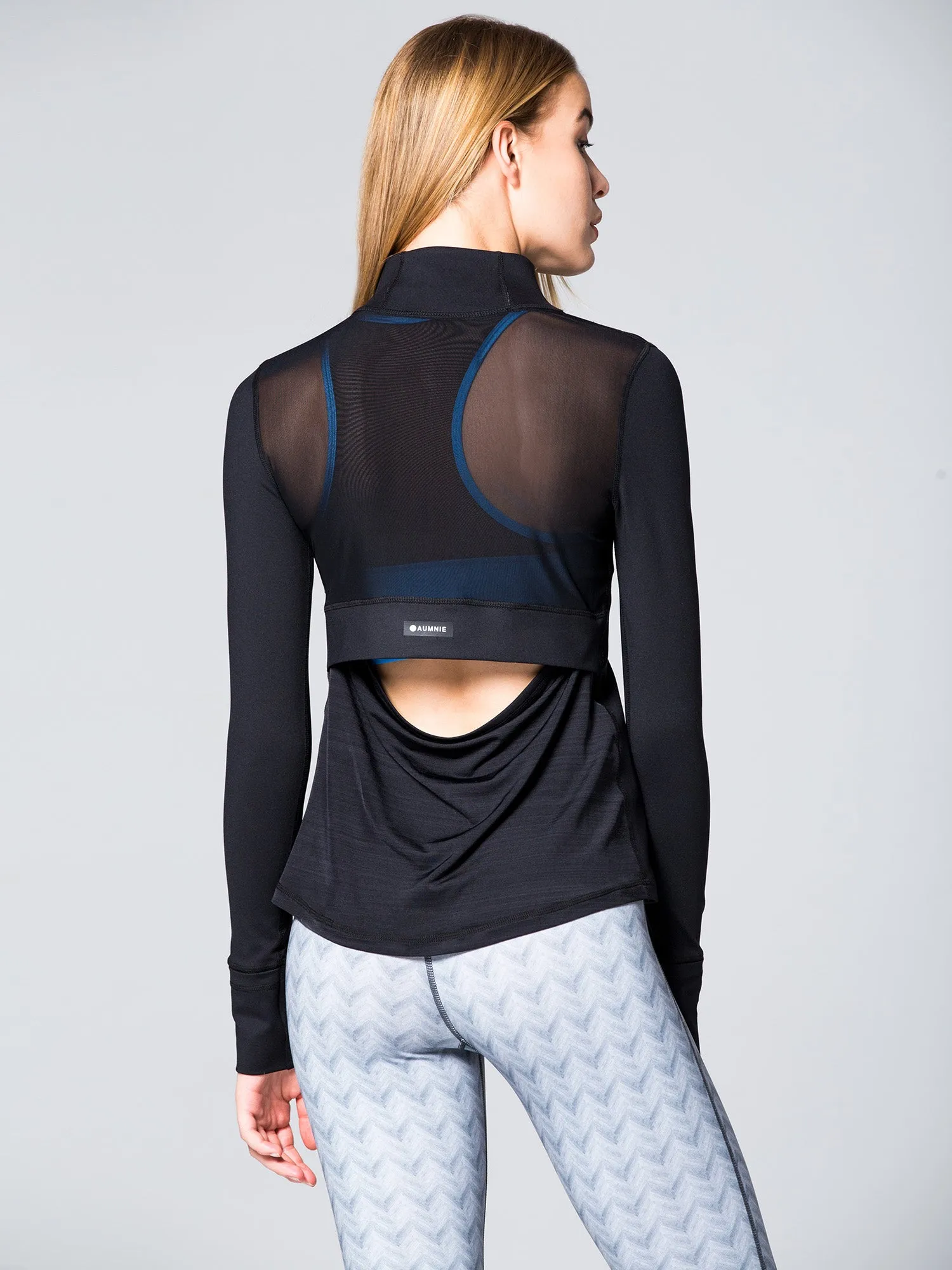AIR JACKET, BLACK/BLACK MESH