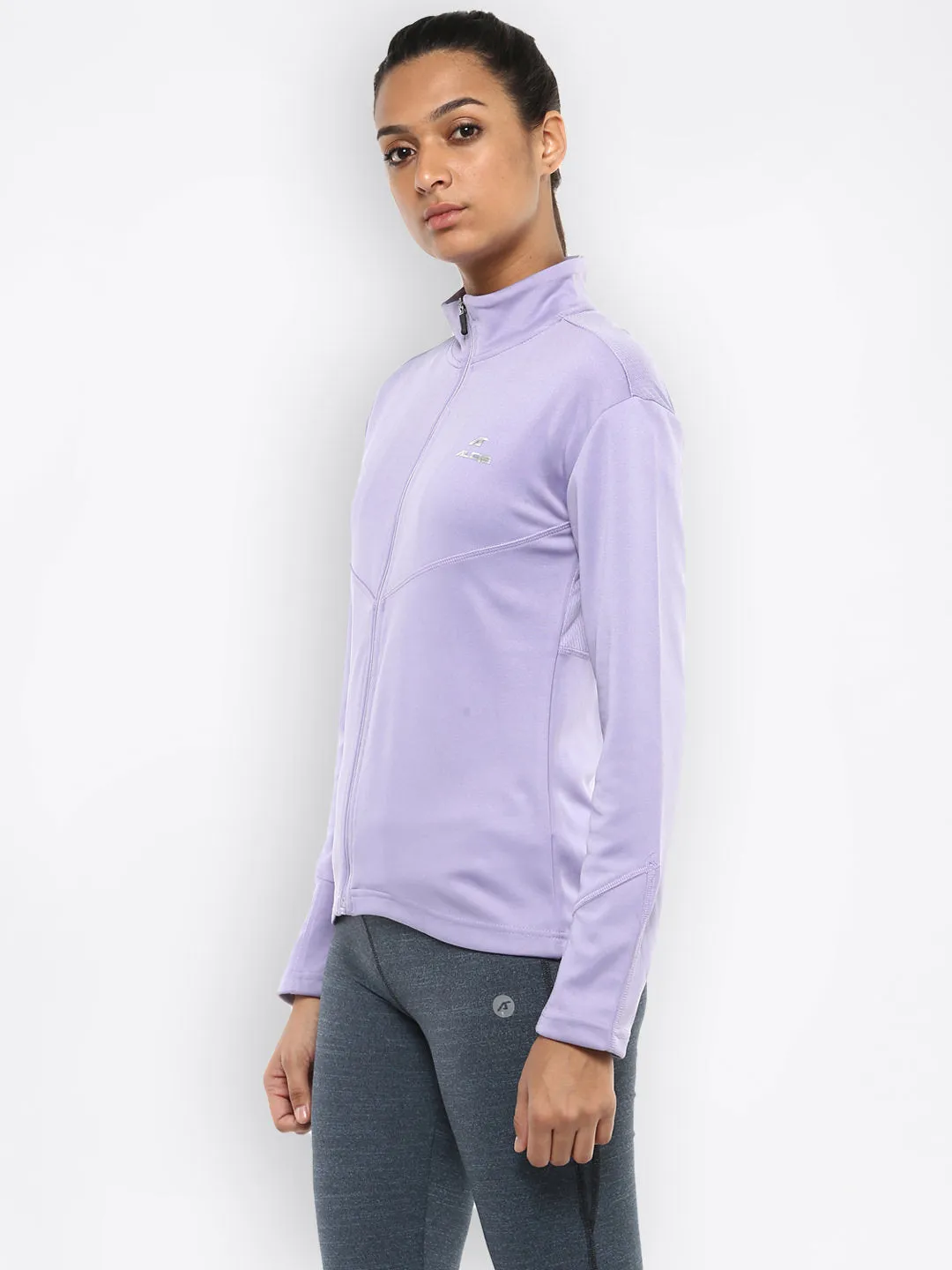 Alcis Womens Solid Violet Jacket 516WJK385