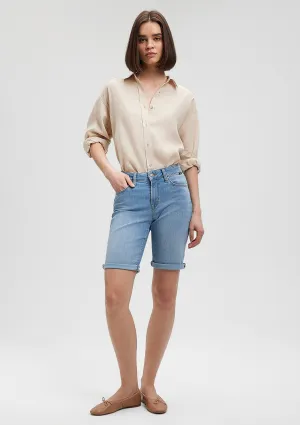Alexis Light Blue Stretch Jean Shorts