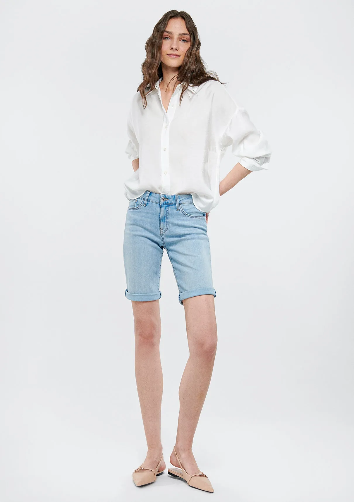 Alexis Light Used Jean Shorts