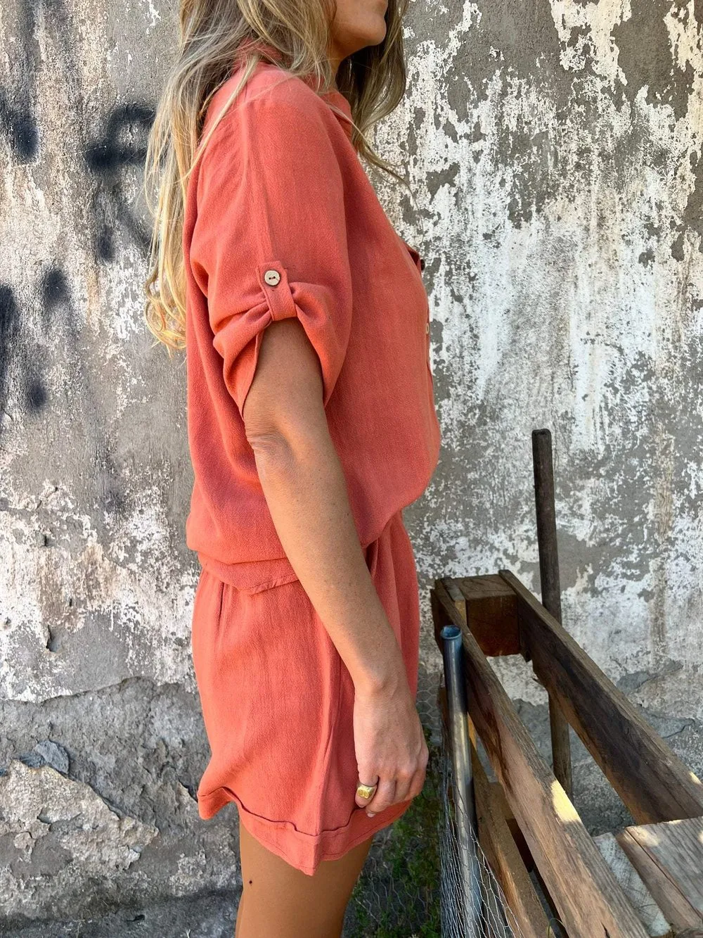 Amelia | Cotton and Linen Summer Set