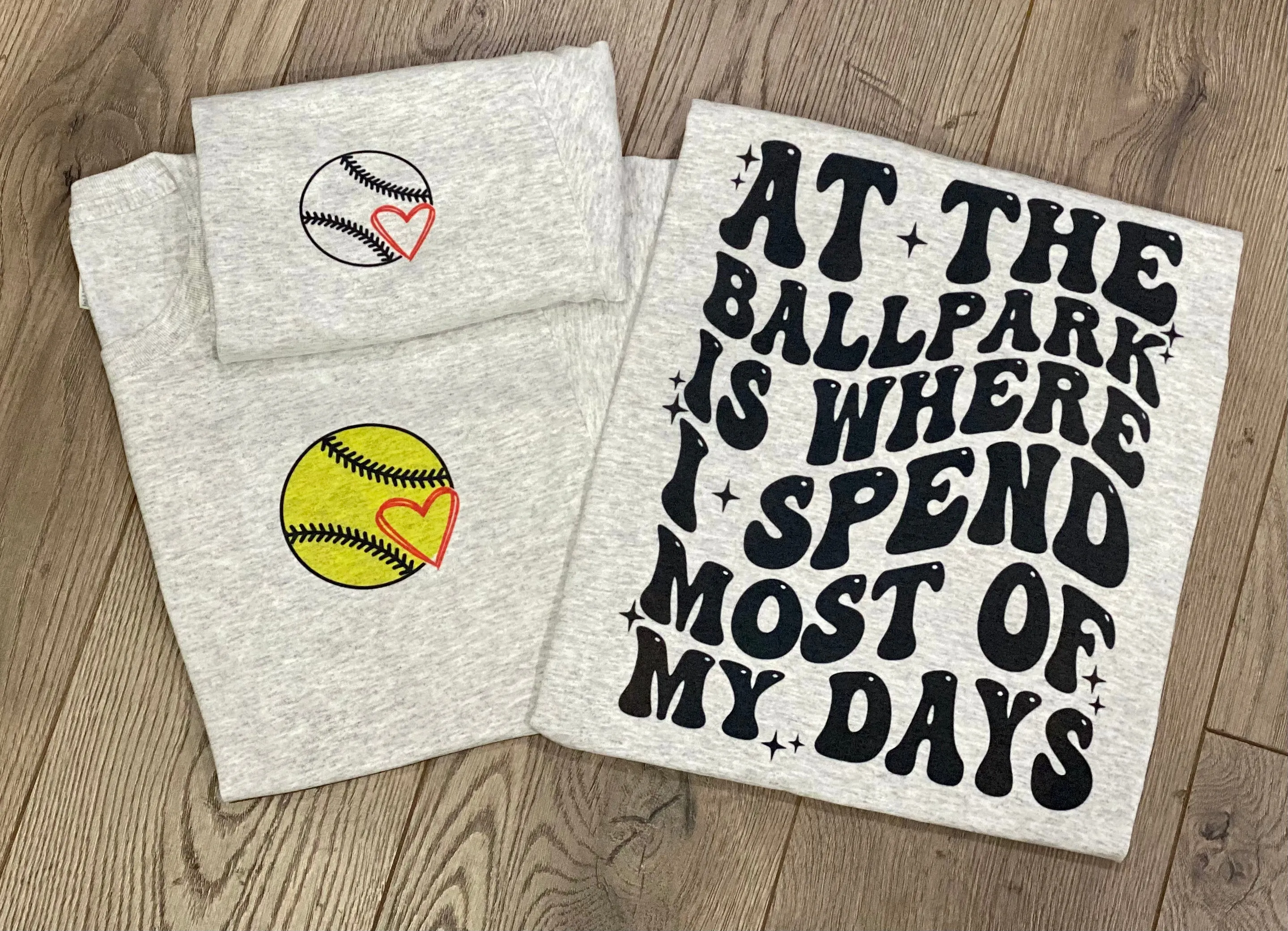 At the Ballpark Baseball or Softball Tee