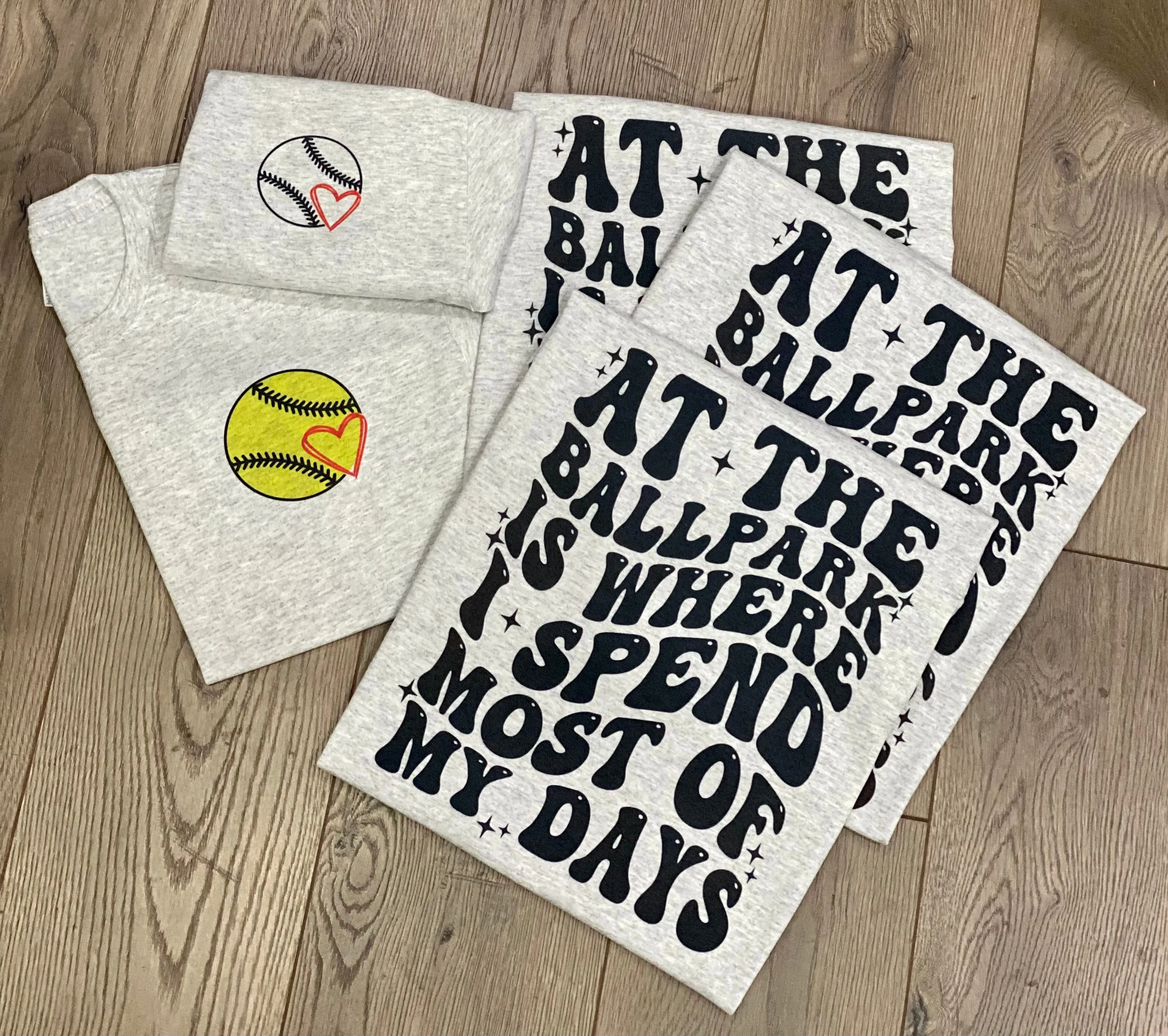 At the Ballpark Baseball or Softball Tee