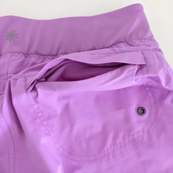 Athleta Go The Distance Thistle Purple Shorts Women's Small