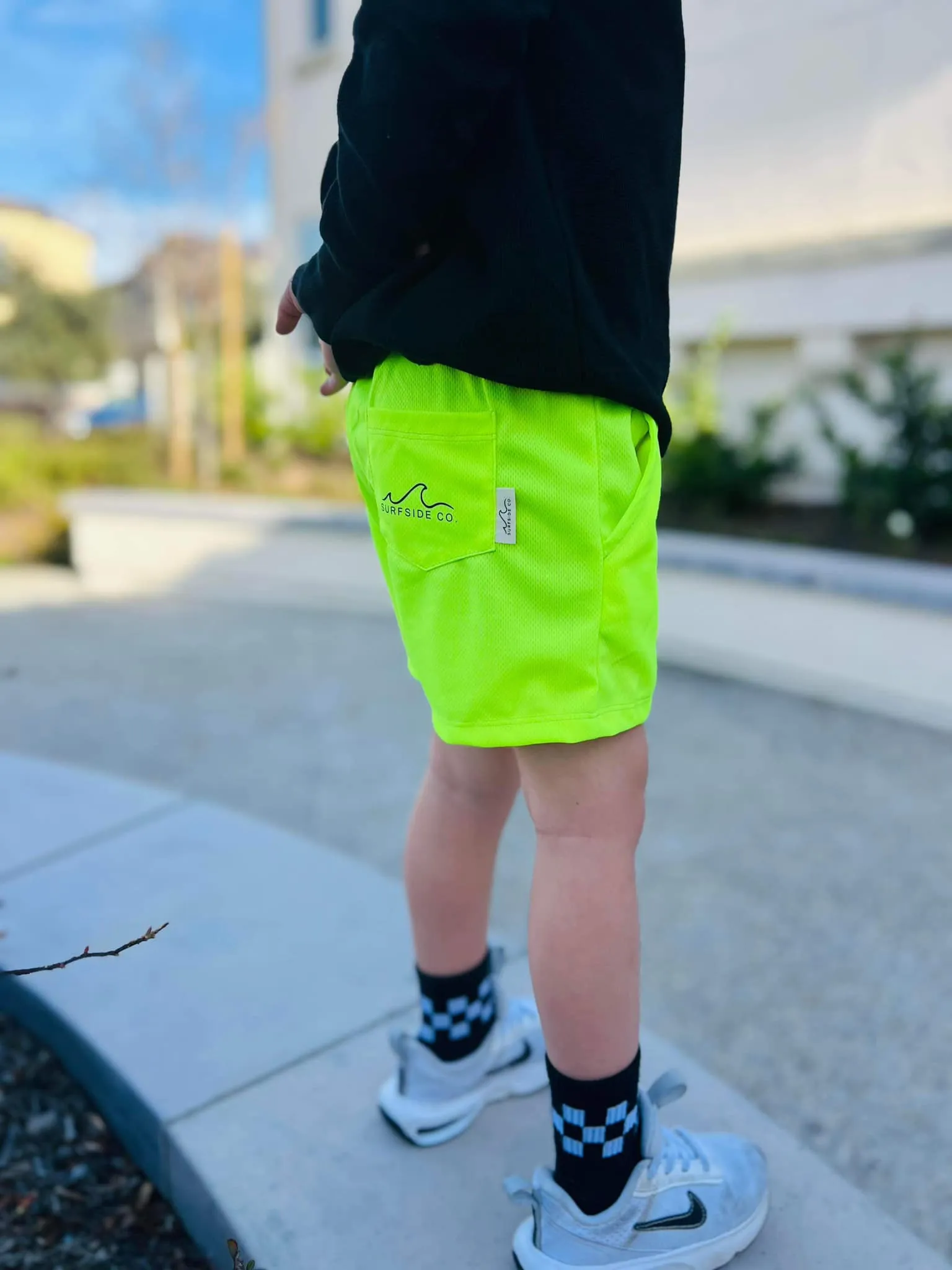 Athletic Shorts- Neon Yellow