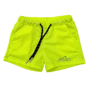 Athletic Shorts- Neon Yellow