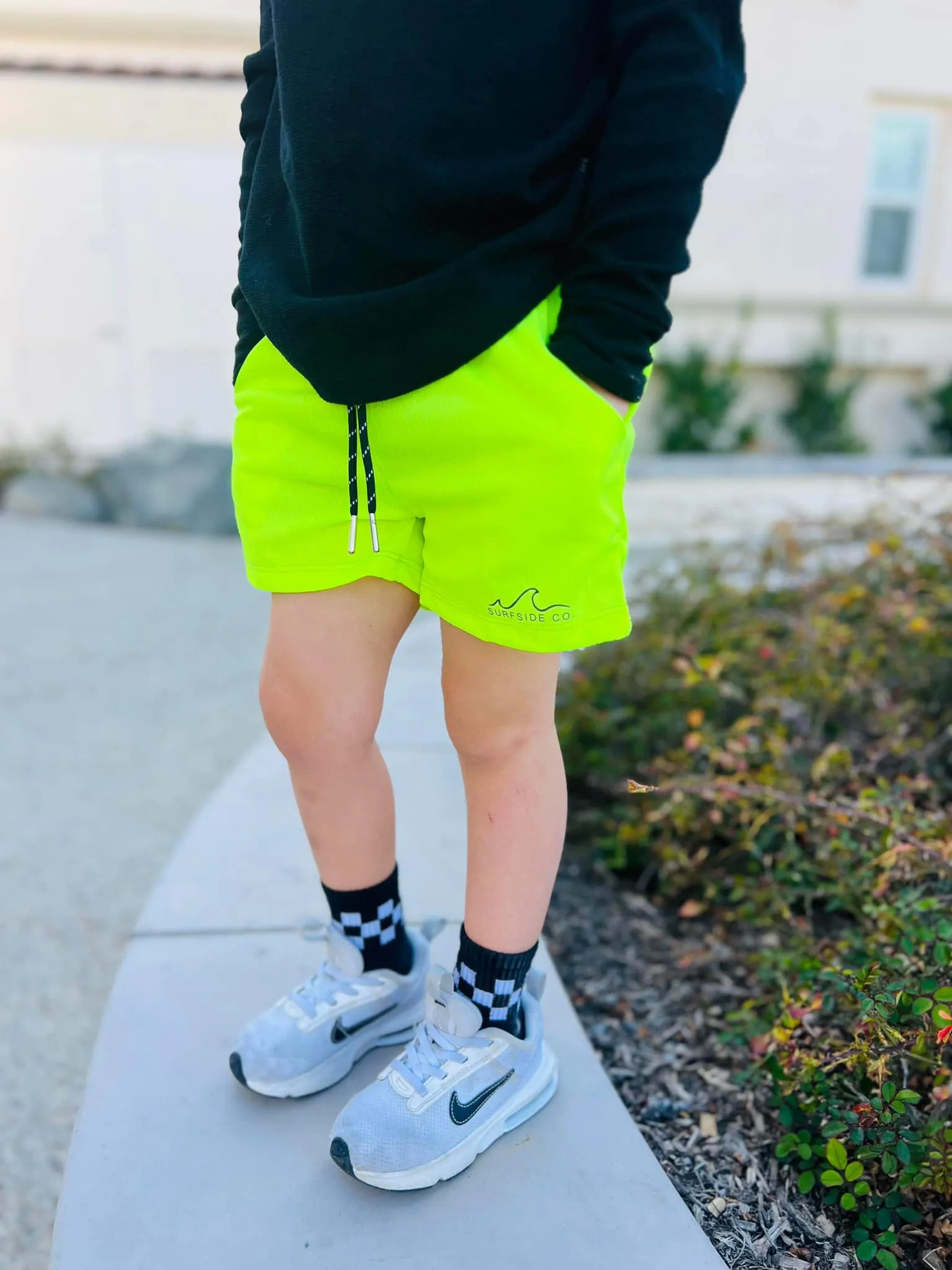 Athletic Shorts- Neon Yellow