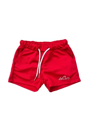 Athletic Shorts- Red