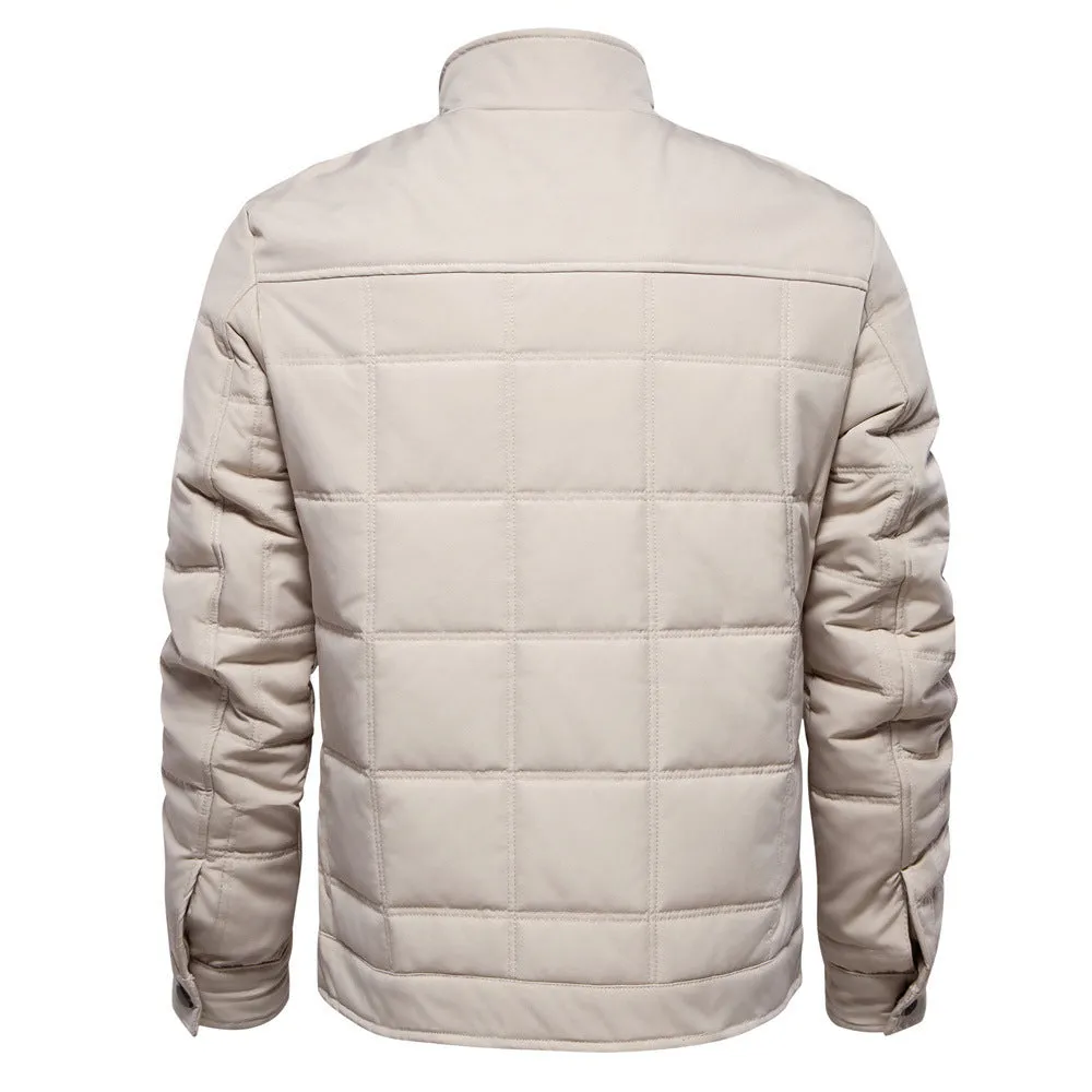 Autumn And Winter New Stand Collar Coat Men's Casual Fashionable Jacket