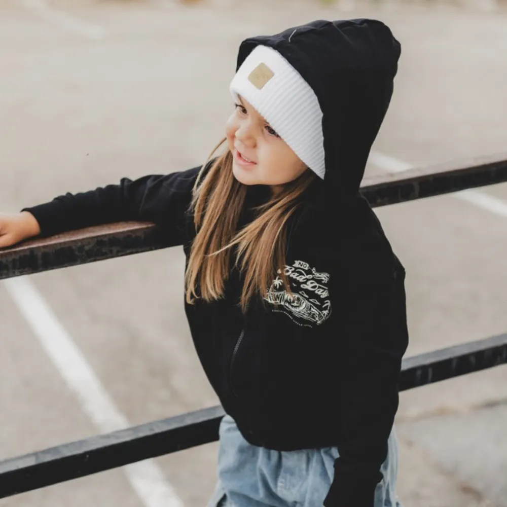 Baby Hoodie | Knuckleheads Black No Bad Days Infant Hoodie