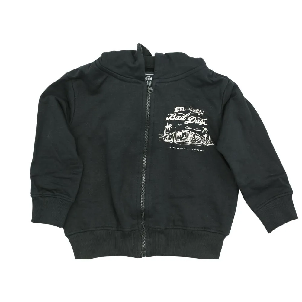 Baby Hoodie | Knuckleheads Black No Bad Days Infant Hoodie