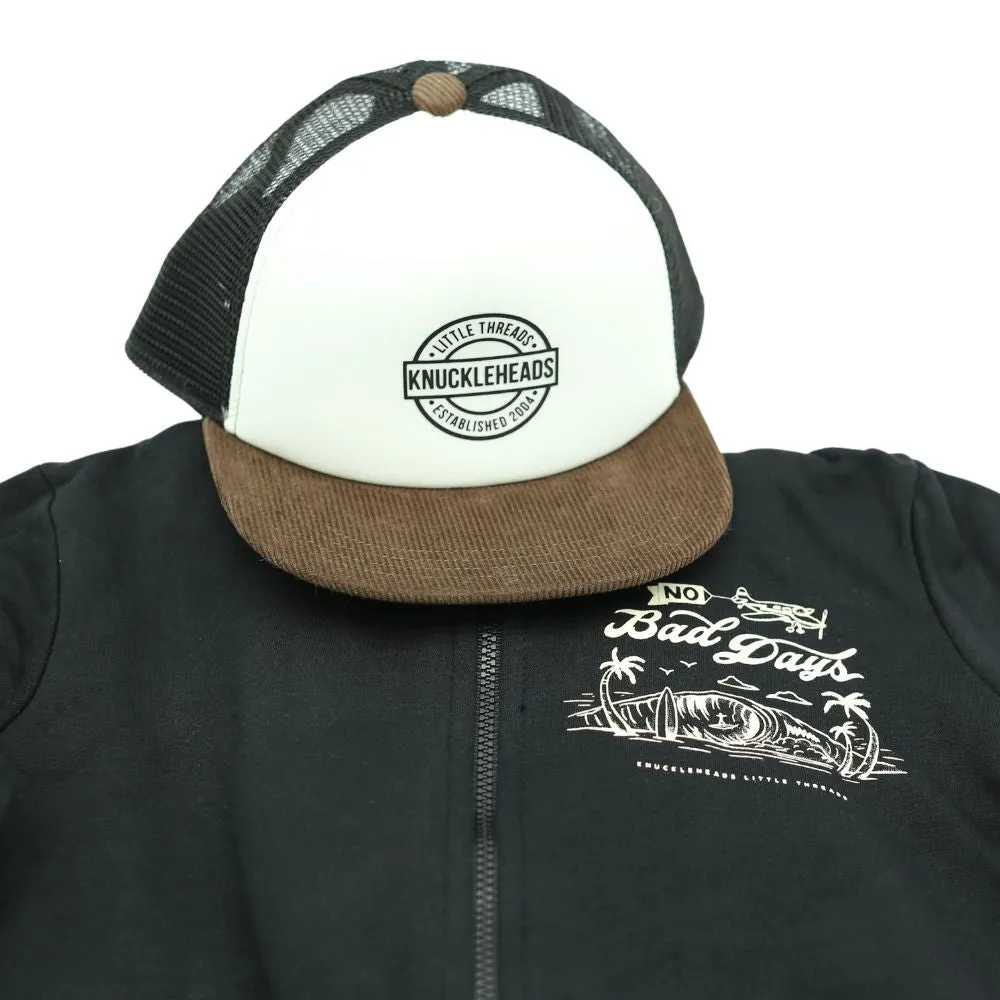 Baby Hoodie | Knuckleheads Black No Bad Days Infant Hoodie