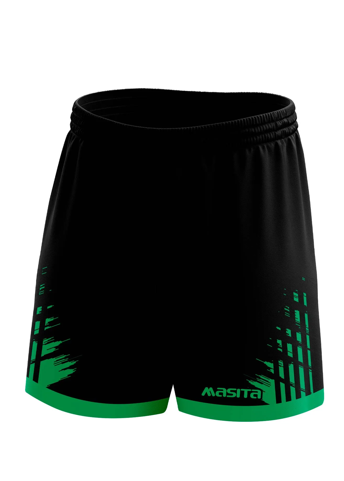 Barkley Gaelic Shorts Black/Green Adult