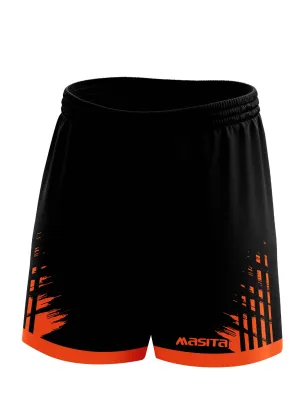 Barkley Gaelic Shorts Black/Orange Kids