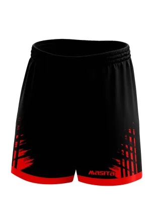 Barkley Gaelic Shorts Black/Red Kids