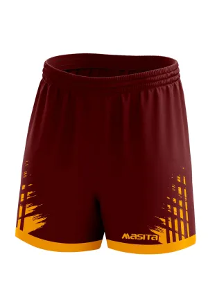 Barkley Gaelic Shorts Maroon/Amber Adult