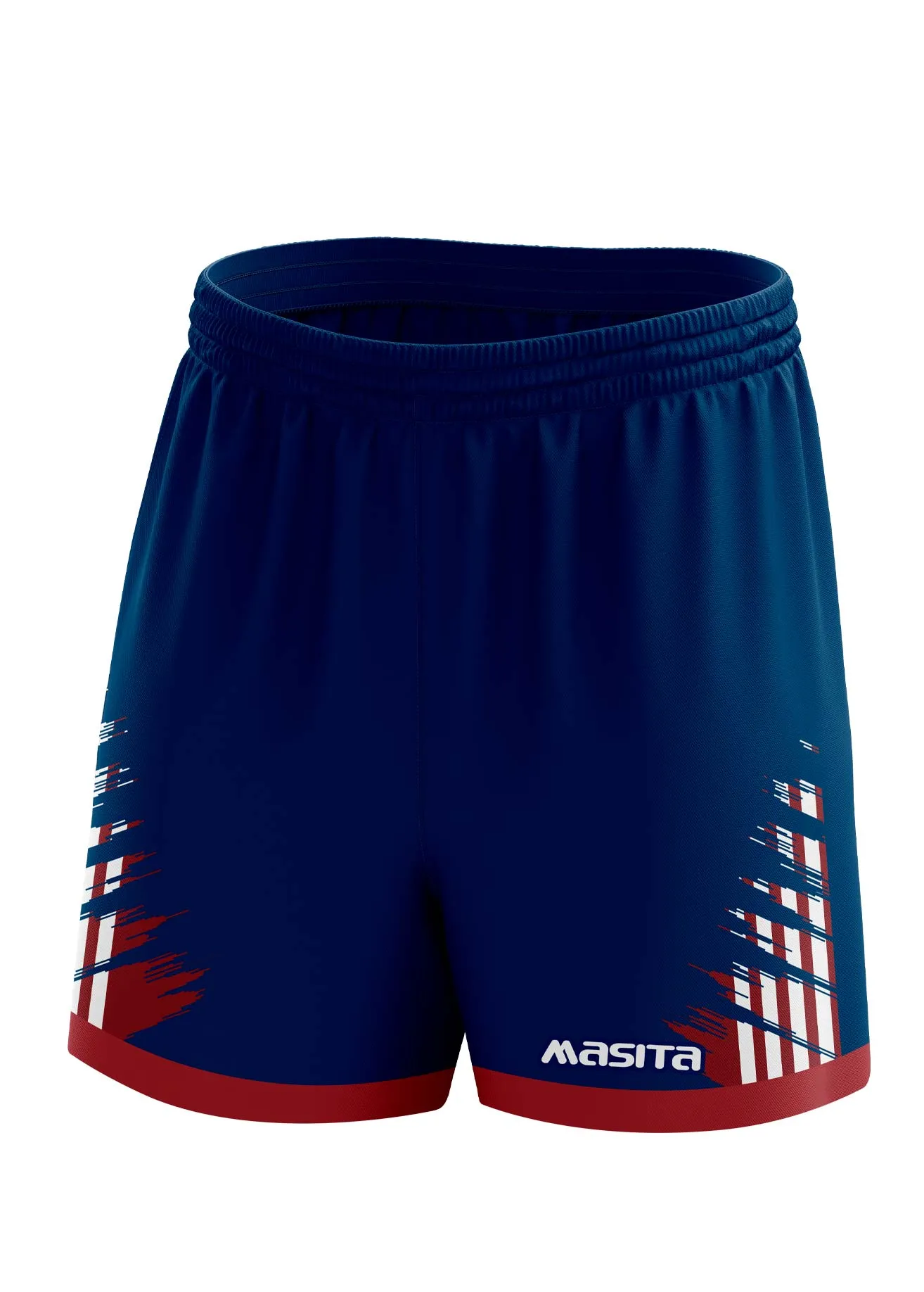 Barkley Gaelic Shorts Navy/Maroon/White Adult