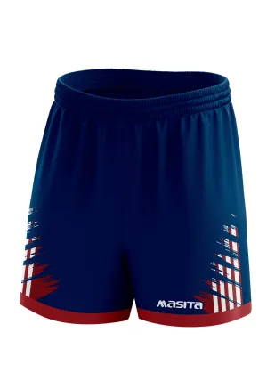Barkley Gaelic Shorts Navy/Maroon/White Adult