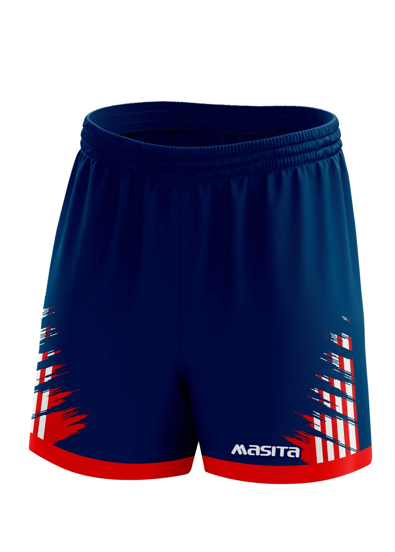 Barkley Gaelic Shorts Navy/Red/White Adult