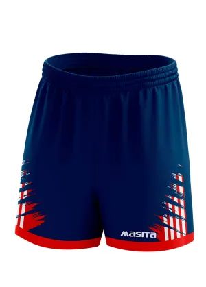 Barkley Gaelic Shorts Navy/Red/White Kids