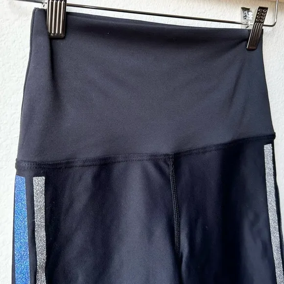 Beach Riot Glitter Size Stripe Bike Shorts Sz M