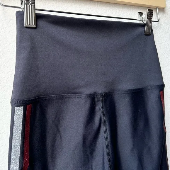 Beach Riot Glitter Size Stripe Bike Shorts Sz M