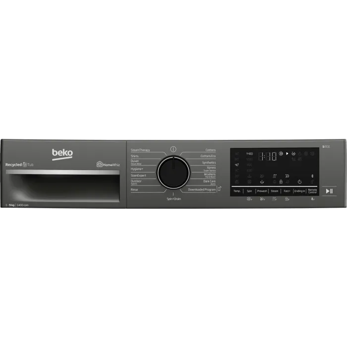 Beko 9 kg Grey Front Loader Washing Machine - BAW202