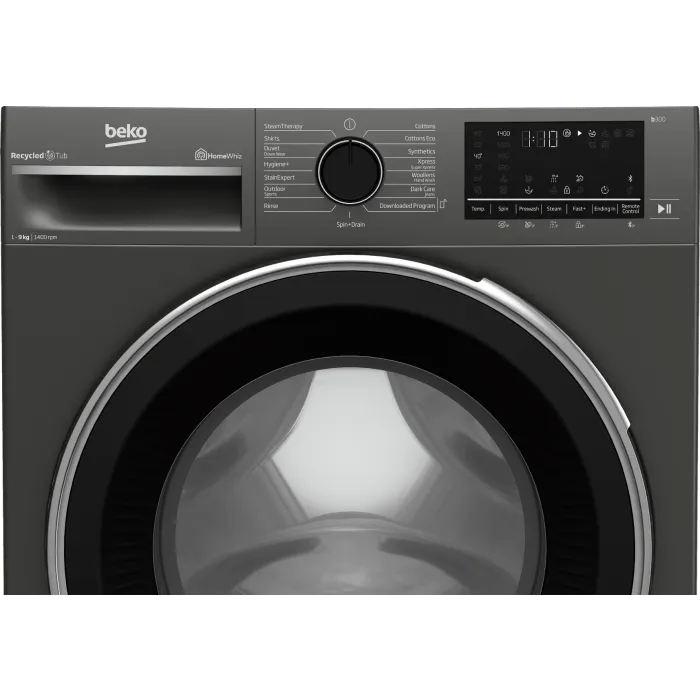 Beko 9 kg Grey Front Loader Washing Machine - BAW202