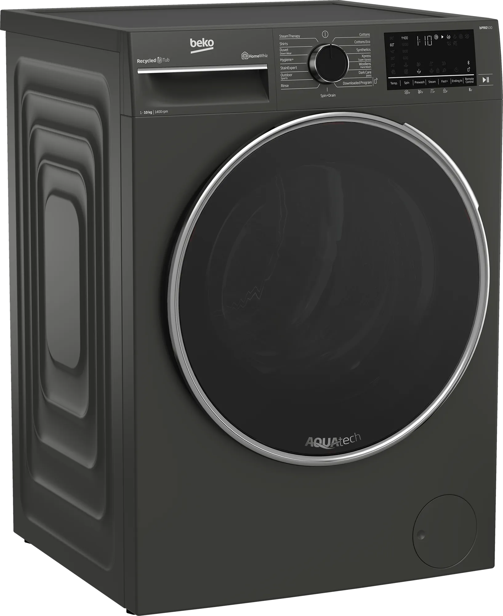 Beko 9 kg Grey Front Loader Washing Machine - BAW202